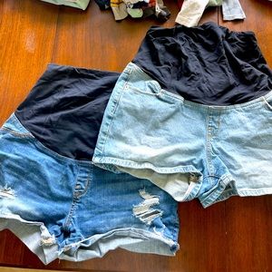Size 8 maternity shorts